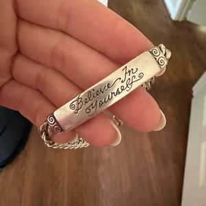 Brighten bracelet. “Believe in yourself”